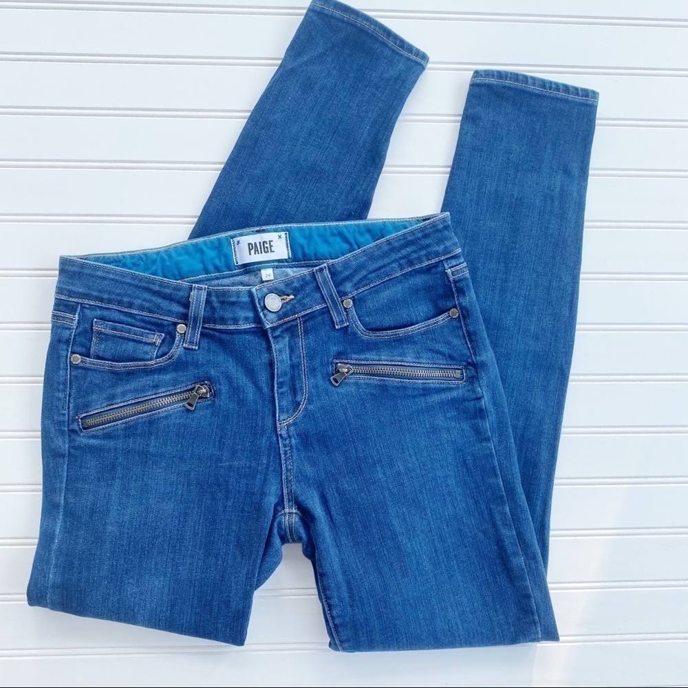 Paige Indio Zip Jeans Size 29 View 2
